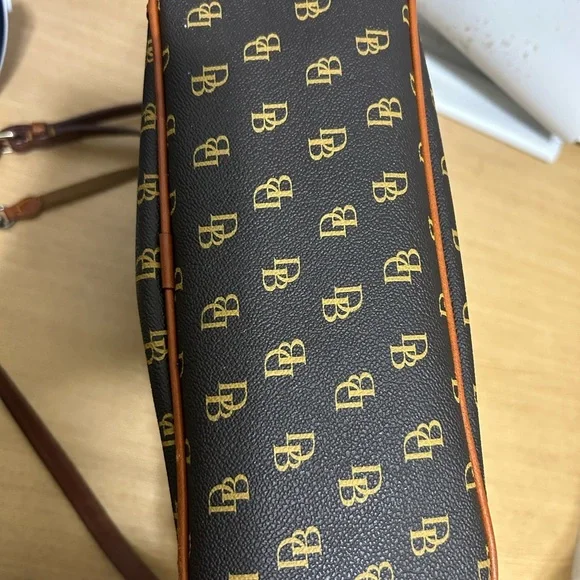 Dooney & Bourke Black and Brown Crossbody Bag - Picture 13 of 16